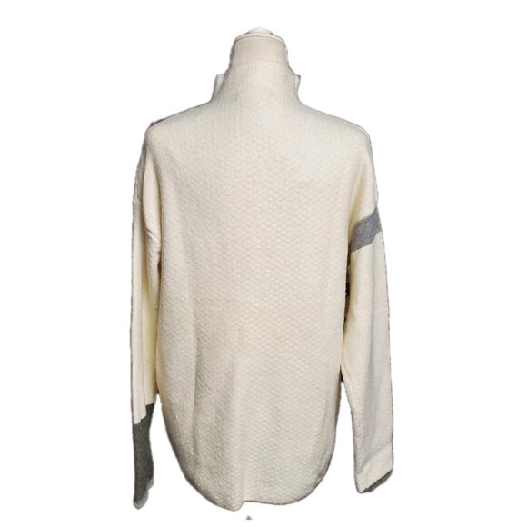 Cyrus Pullover Sweater Womens Size Large Color Block Long Sleeve Mock Neck - Picture 5 of 11